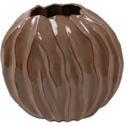 Countryfield Vaas ovaal Korali M bruin - 35 x 17 x 34 cm
