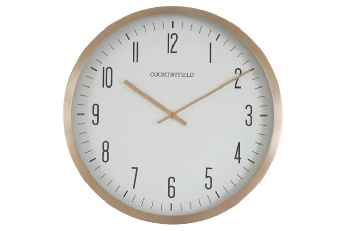 Countryfield Wandklok Antoin L goud / wit