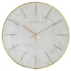 Countryfield Wandklok Bellamy wit marmer Ø 35 cm