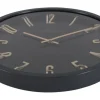 Countryfield Wandklok Copper M grijs/ zwartØ 40 cm