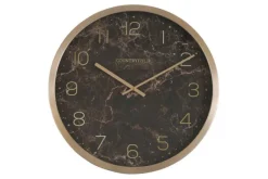 Countryfield Wandklok Copper M goud/bruin marmer Ø 40 cm