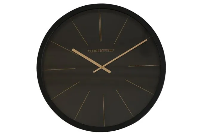 Countryfield Wandklok Copper M zwart Ø 40 cm