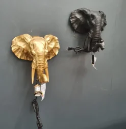 Countryfield Wandlamp olifant E27 Orwell goud - Countryfield