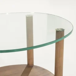 Eleonora Bijzettafel Cleo - lichtbruin