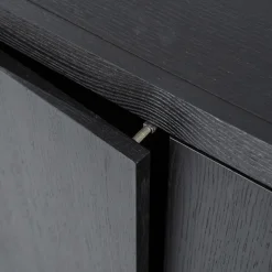 Eleonora Dressoir Helsinki 200cm 2-drs. 2 laden - zwart