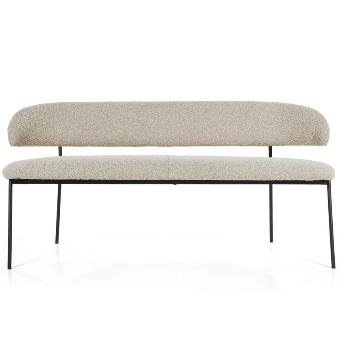 Eleonora Eetkamerbank Luka - taupe Copenhagen