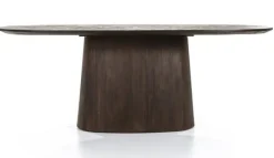 Eleonora Eettafel Aron ovaal 200x110 - bruin