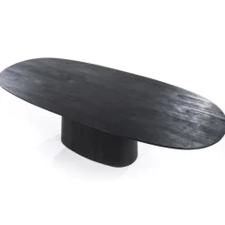 Eleonora Eettafel Aron ovaal 250x110 - zwart