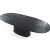 Eleonora Eettafel Aron ovaal 200x110 - zwart