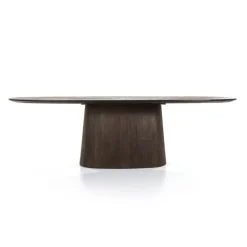 Eleonora Eettafel Aron ovaal 250x110 - bruin