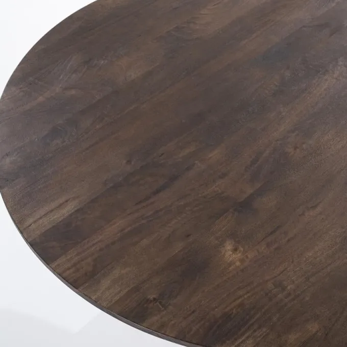 Eleonora Eettafel Aron rond 130 - bruin