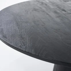Eleonora Eettafel Aron rond 130 - zwart