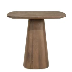 Eleonora Eettafel Aron vierkant 80x80 - lichtbruin