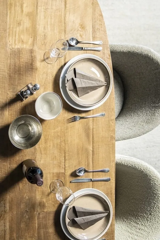 Eleonora Eettafel Tabassum Teak - diverse afmetingen