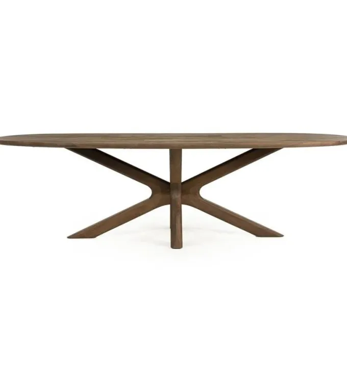 Eleonora Eettafel Tycho 260x110 cm - lichtbruin