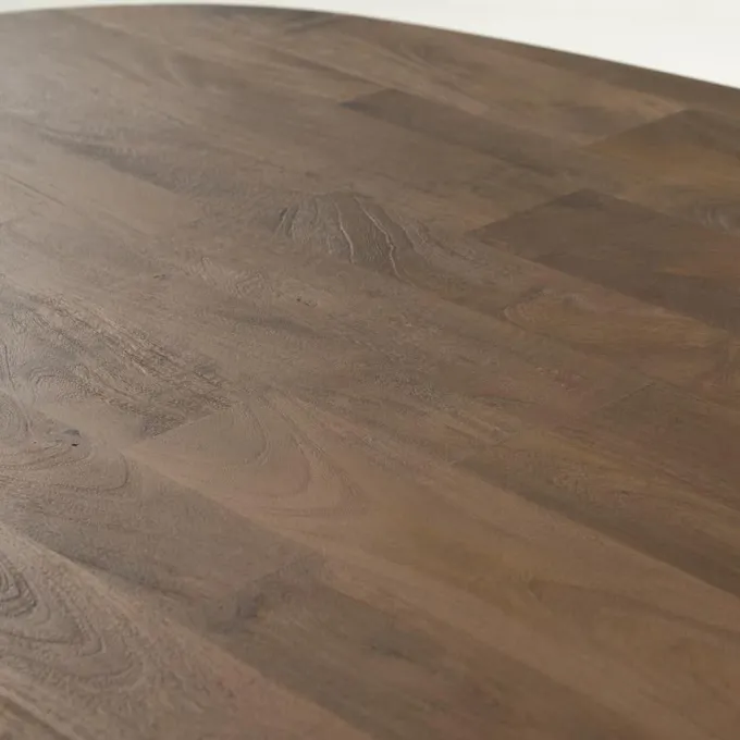 Eleonora Eettafel Tycho 260x110 cm - lichtbruin