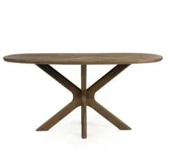 Eleonora Eettafel Tycho 160x110 cm - lichtbruin