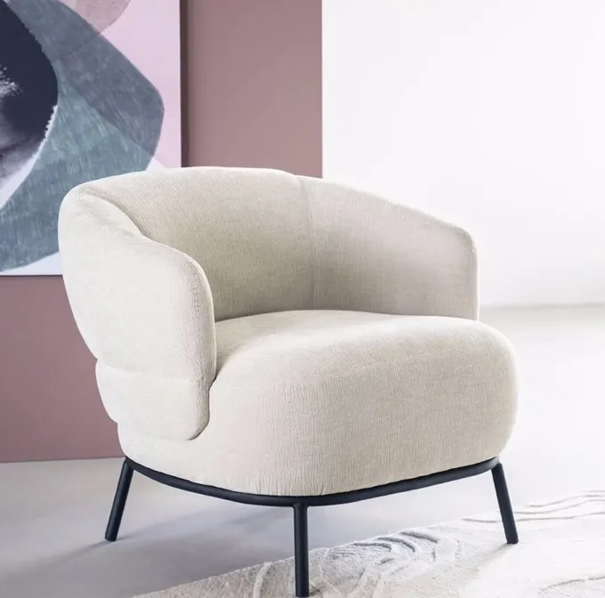 Eleonora Fauteuil David - taupe Safari