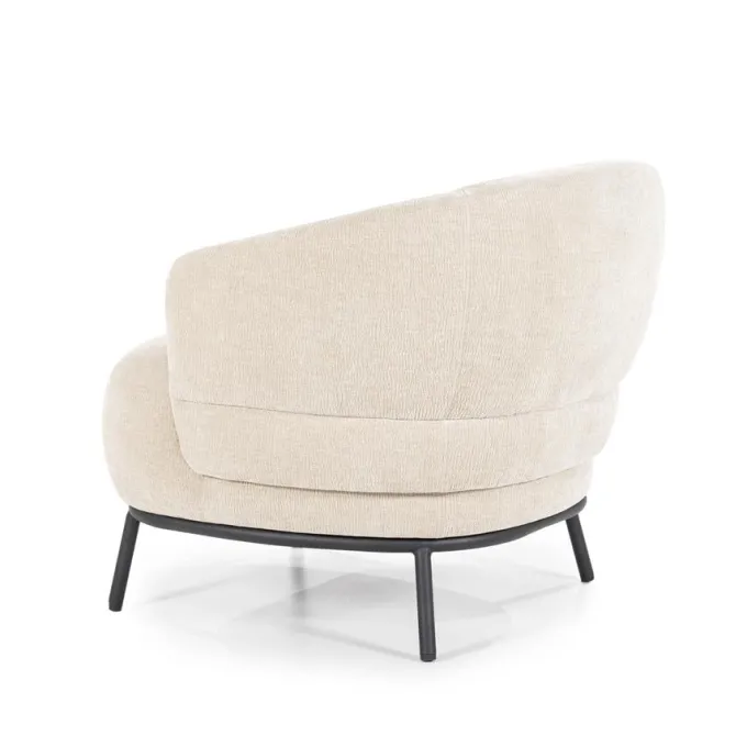 Eleonora Fauteuil David - taupe Safari