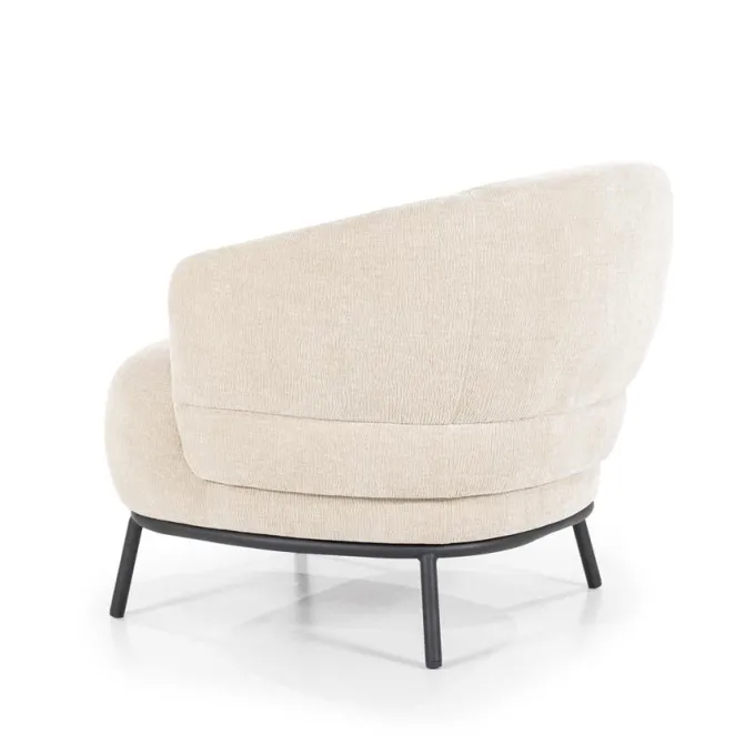 Eleonora Fauteuil David - taupe Safari
