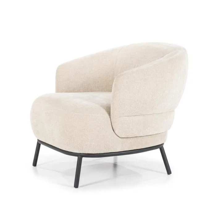 Eleonora Fauteuil David - taupe Safari