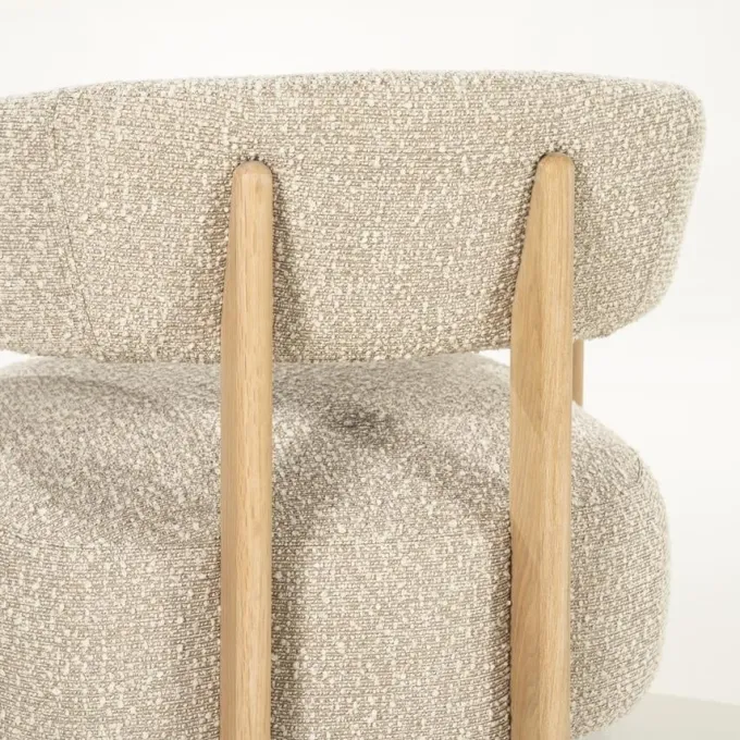 Eleonora Fauteuil Lola - taupe Hush