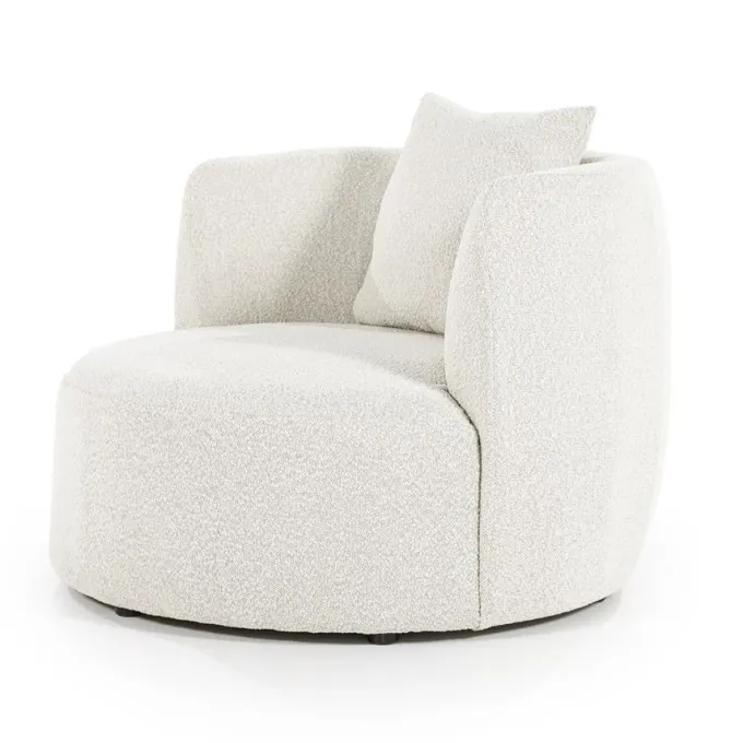 Eleonora Fauteuil Louis met kussen - beige Spark