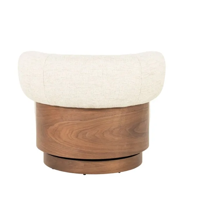 Eleonora Fauteuil Nila bruin - beige Vanu