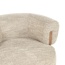Eleonora Fauteuil Nila bruin - taupe Vanu