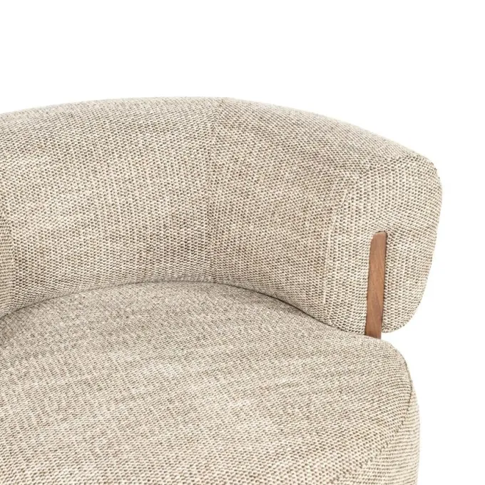 Eleonora Fauteuil Nila bruin - taupe Vanu
