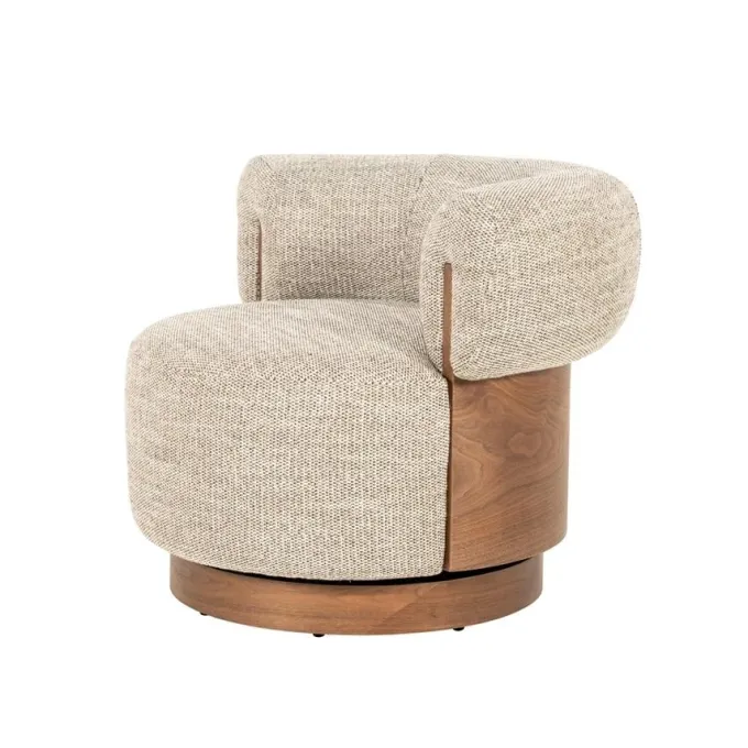 Eleonora Fauteuil Nila bruin - taupe Vanu