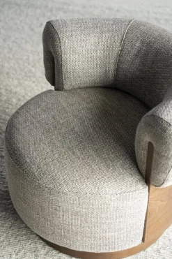 Eleonora Fauteuil Nila bruin - taupe Vanu