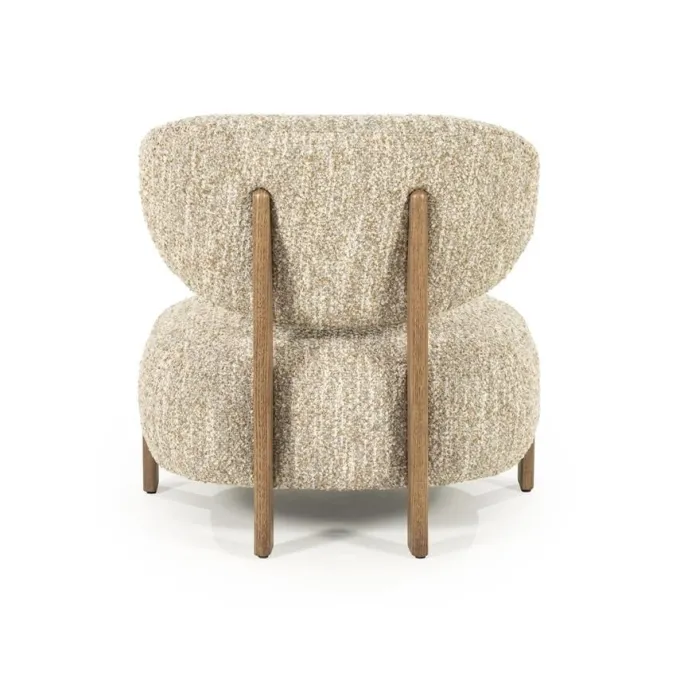 Eleonora Fauteuil Reza bruin - beige Bay