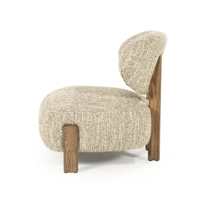 Eleonora Fauteuil Reza bruin - beige Bay