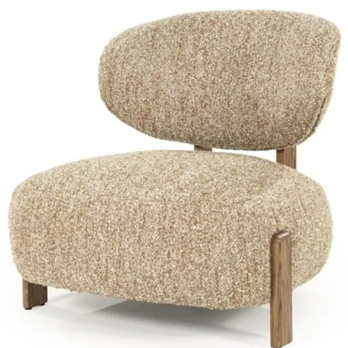 Eleonora Fauteuil Reza bruin - taupe Bay