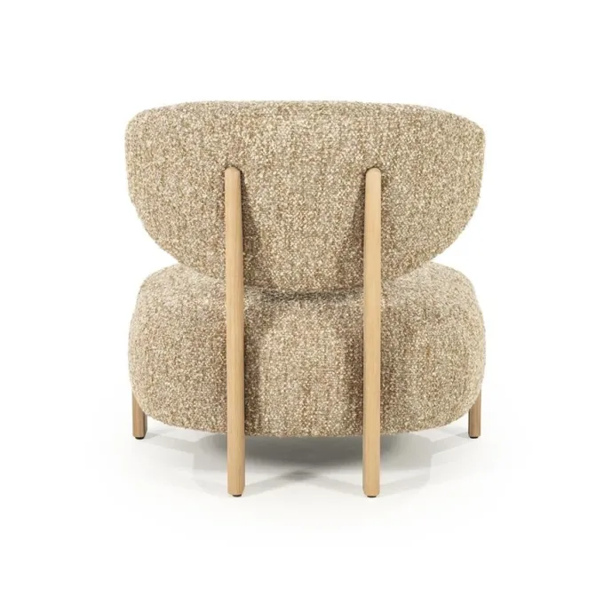 Eleonora Fauteuil Reza naturel - taupe Bay