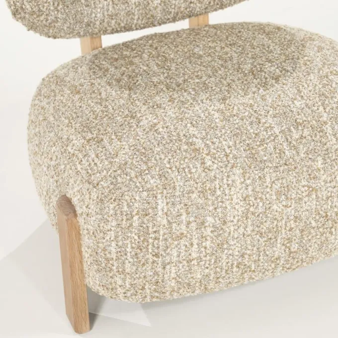 Eleonora Fauteuil Reza naturel - beige Bay