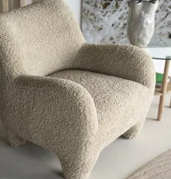 Eleonora Fauteuil Shaun - taupe Sheep