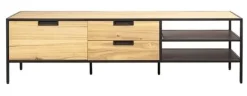 Eleonora Madison light Acacia TV-meubel 160 cm - Showroommodel