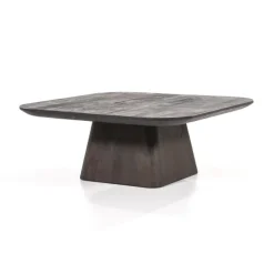 Eleonora Salontafel Aron vierkant 80x80 - bruin