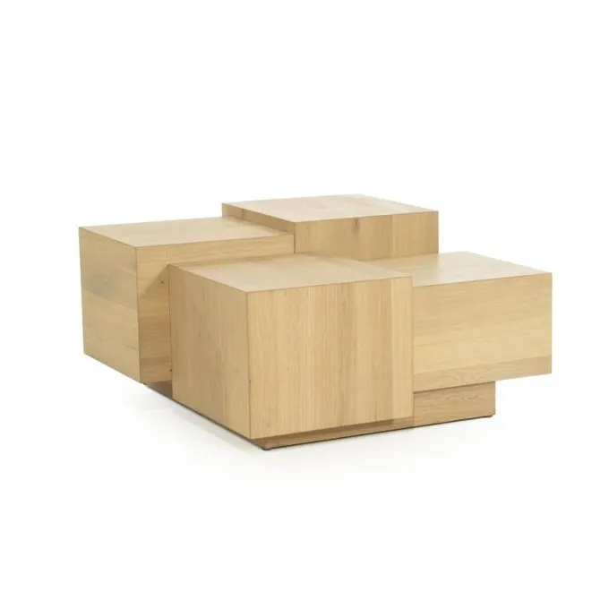Eleonora Salontafel Quinten vierkant - naturel