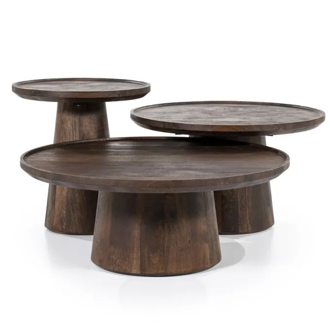 Eleonora Salontafel Ron 80x32 - bruin