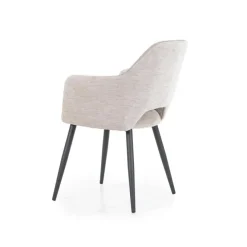 Eleonora Stoel Esmee met armleuning - beige Mellow