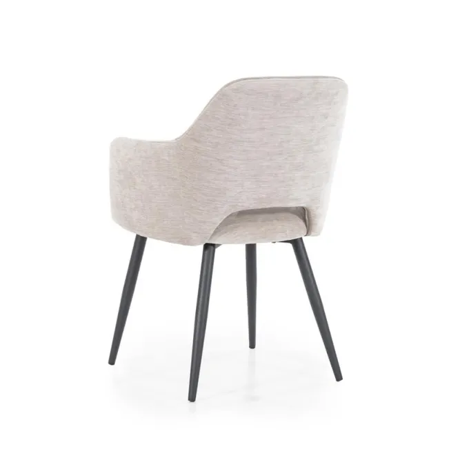 Eleonora Stoel Esmee met armleuning - beige Mellow