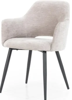 Eleonora Stoel Esmee met armleuning - beige Mellow