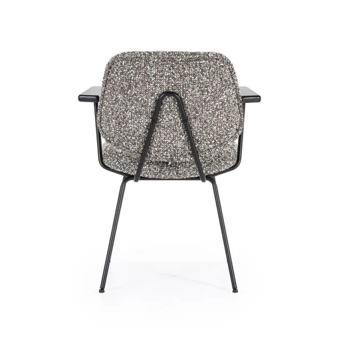 Eleonora Stoel Jon met arml - taupe Maywood