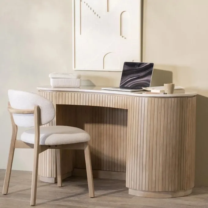 Eleonora Stoel Mikky naturel - beige Moon