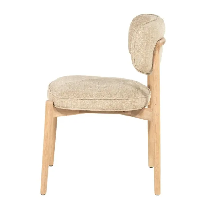 Eleonora Stoel Rune naturel - taupe Serene