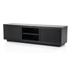 Eleonora TV meubel Helsinki 160 cm 2-drs. - zwart