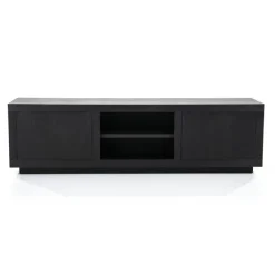 Eleonora TV meubel Helsinki 160 cm 2-drs. - zwart